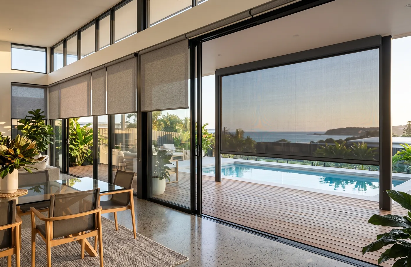 Luxury Gold Coast home with ZipScreen blinds
